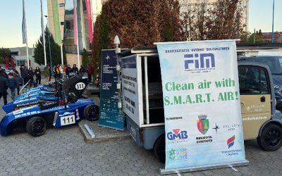 Maşina electrica inteligentă care culege date referitoare la calitatea aerului si analizeaza traficul din Constanța